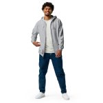Men's Full Zip Hoodie in Grey