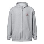 Men's Full Zip Hoodie in Grey - Image 2