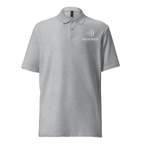 Men's Polo in Grey - Image 3